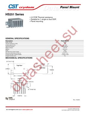 HS251 datasheet  